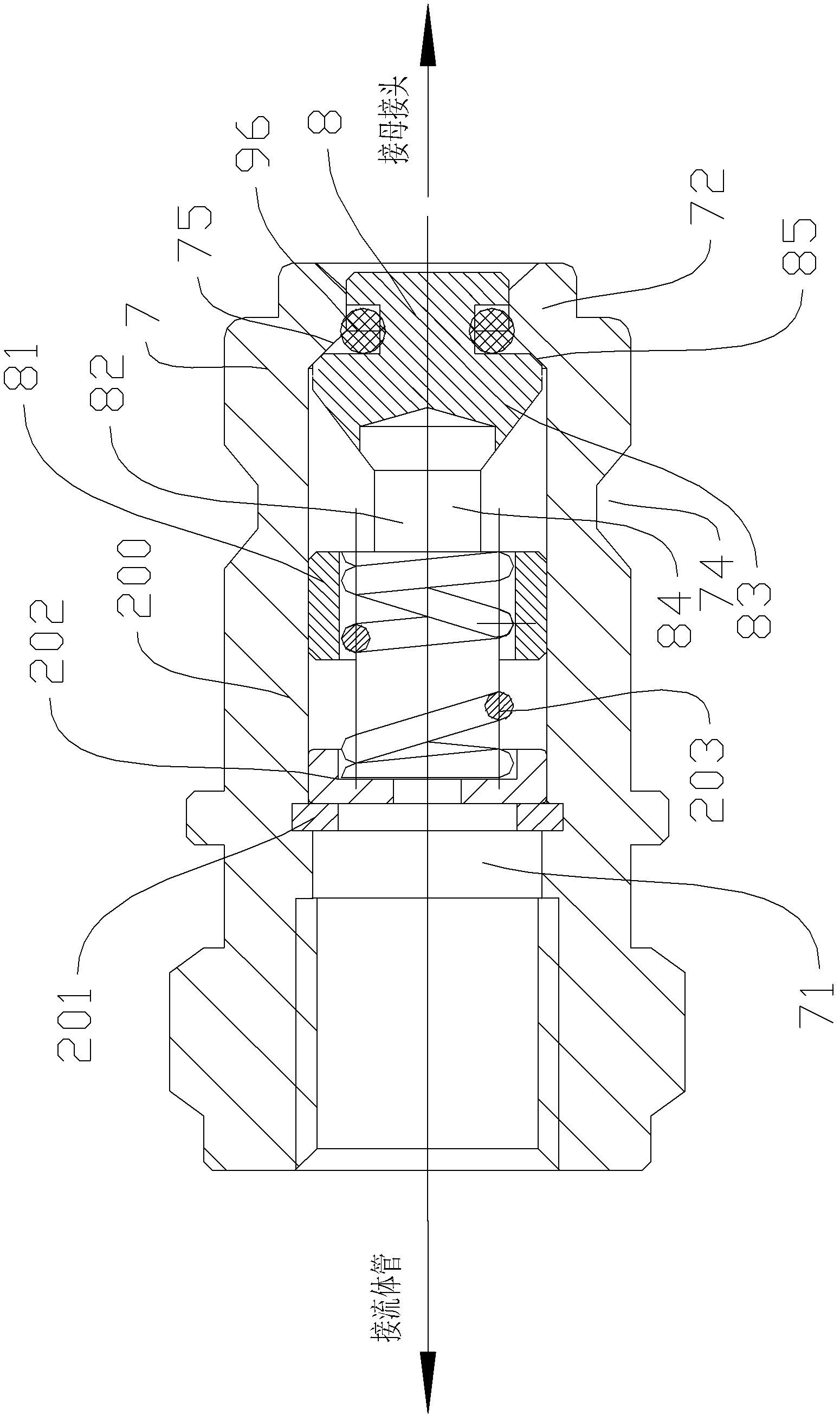 Quick safe connector