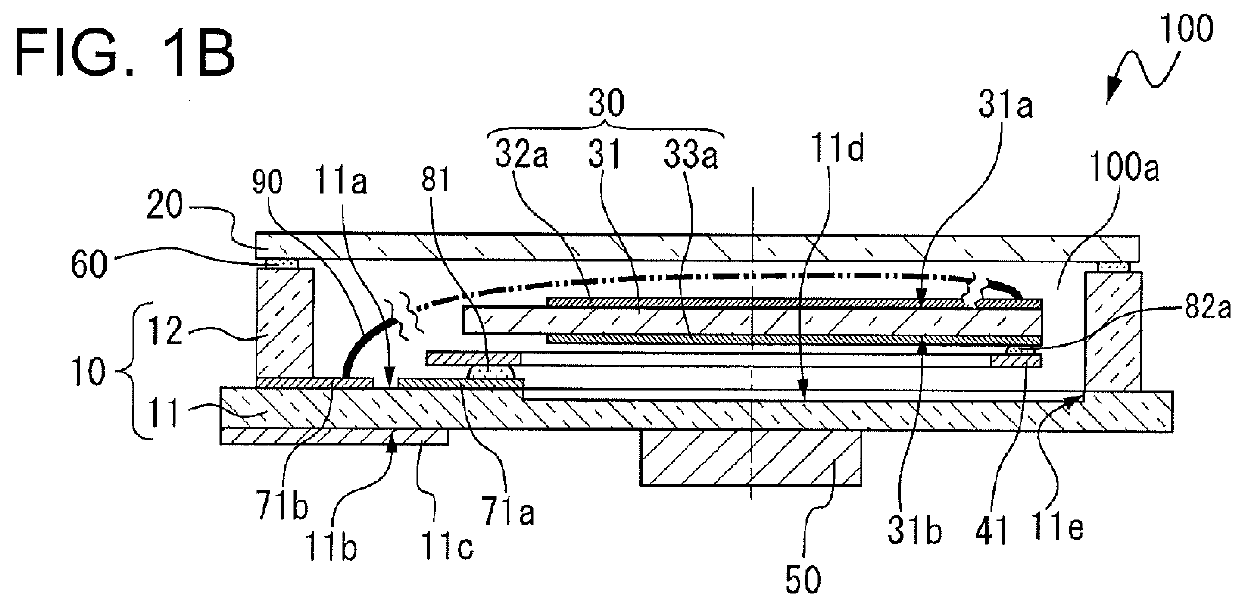 Vibration device, electronic apparatus, and mobile object