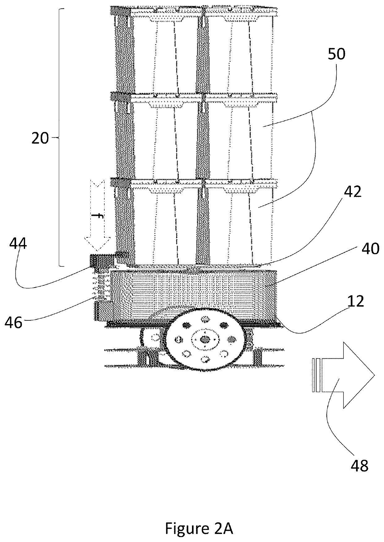 Multiple degree of freedom mobile robot loader-unloader system and method