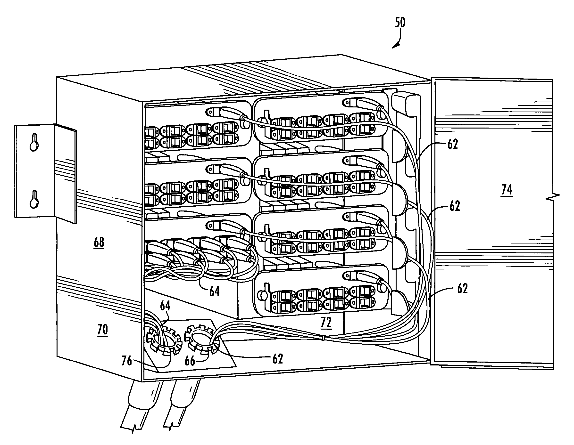 High density fiber optic hardware