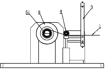 Flat spiral spring curling machine