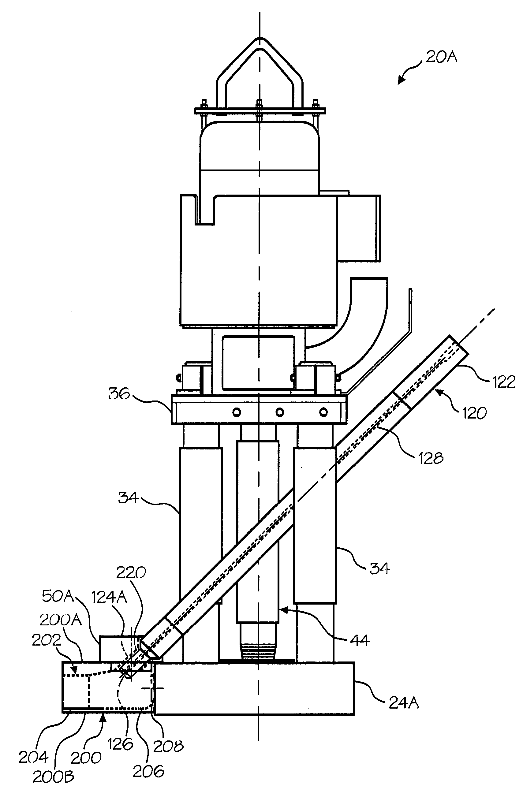 System for releasing gas into molten metal