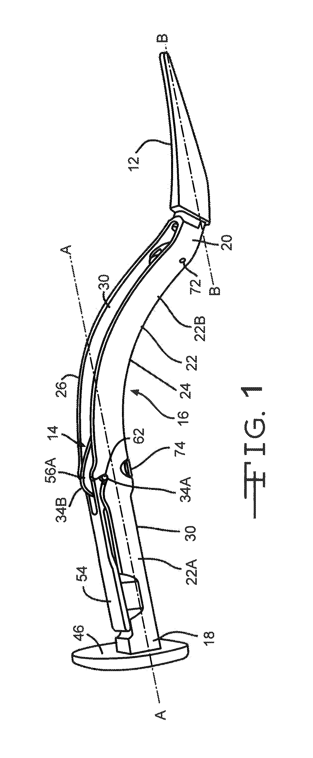 Double Offset Surgical Tool Handle Assembly Having A Locking Linkage Aligned Along Two Different Planes