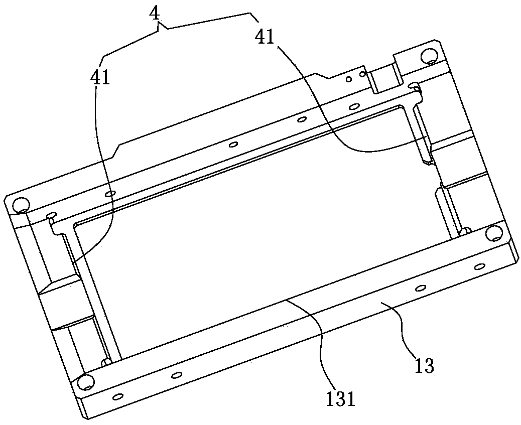 Fine positioning automatic clamping and unloading device on the belt