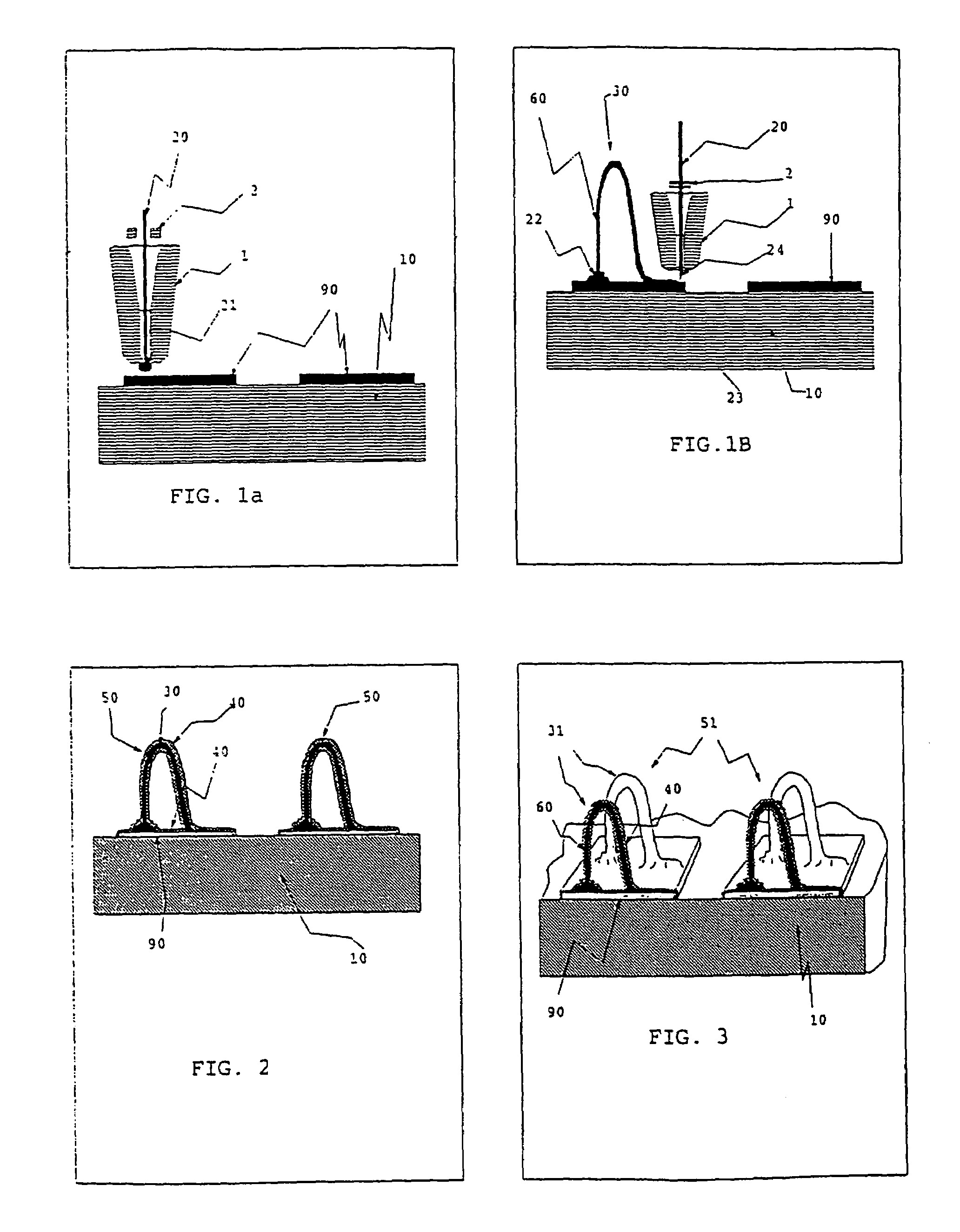 Contact structures and methods for making same