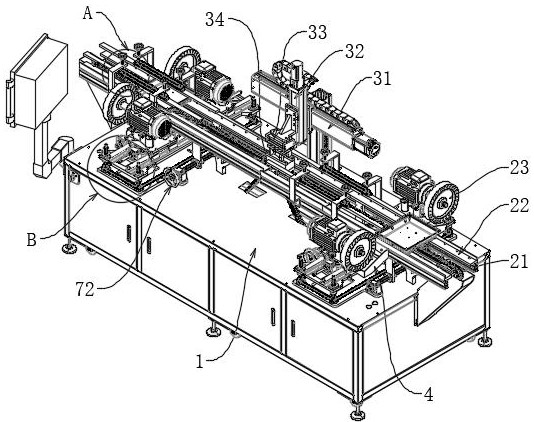 Die-casting shell deburring machine and machining method thereof