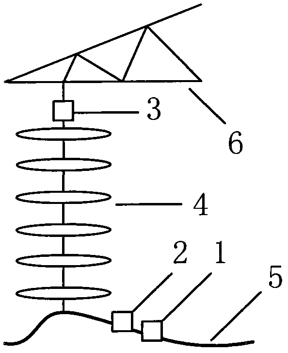 Method for alarming dancing of overhead transmission circuit