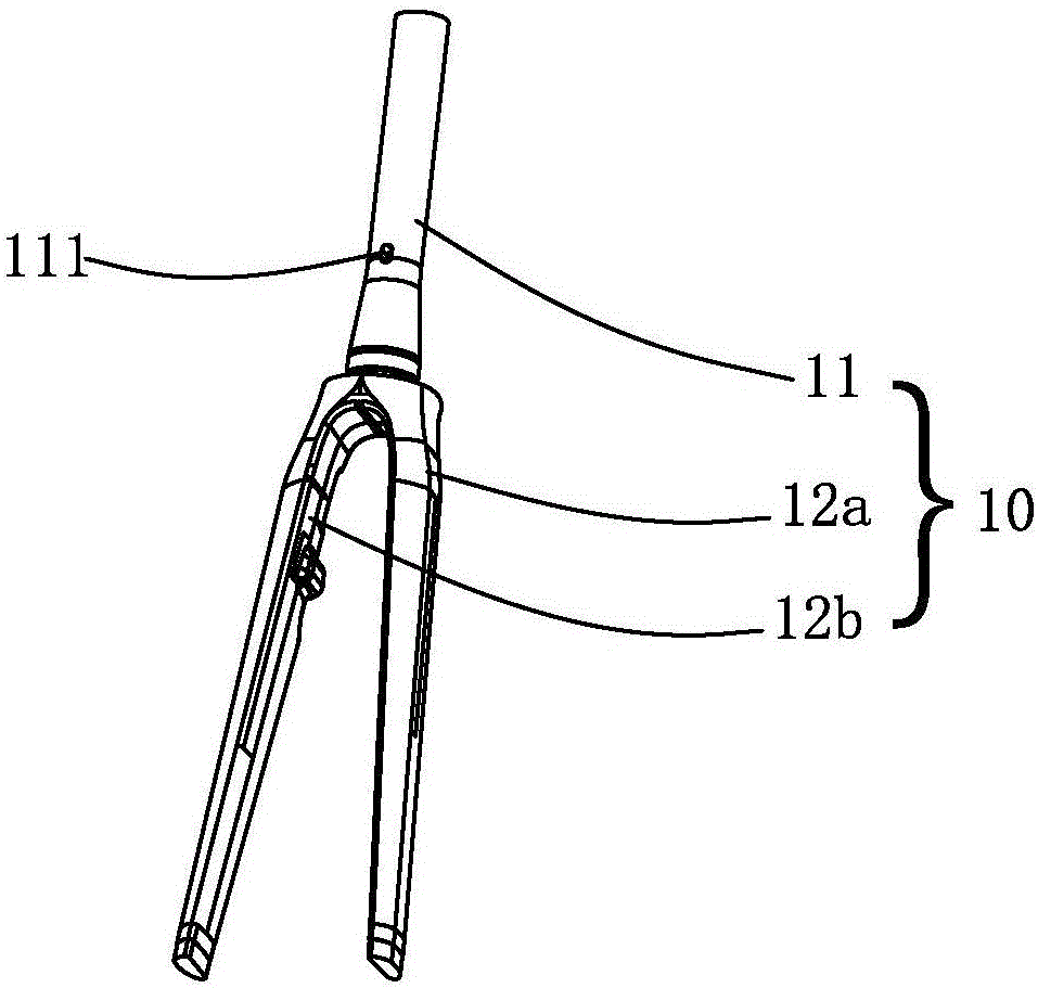 Inner line running bicycle frame and line running method for bicycle frame