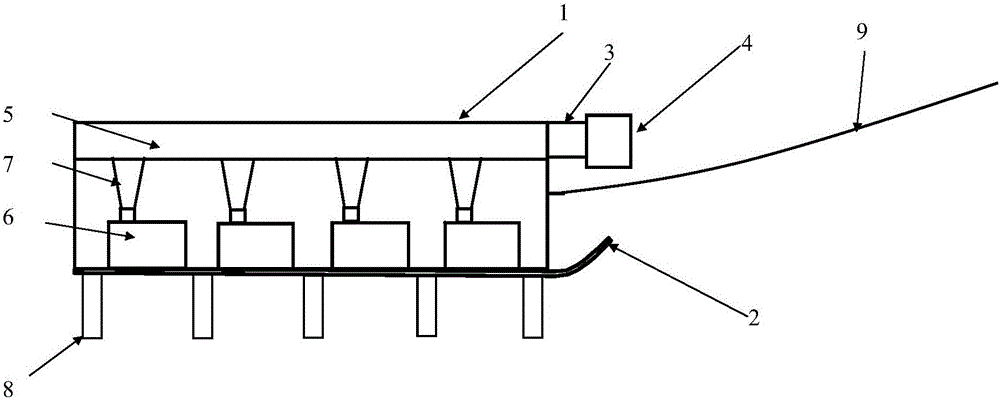 Fluidization scouring promotion device based on silt flowing deformation