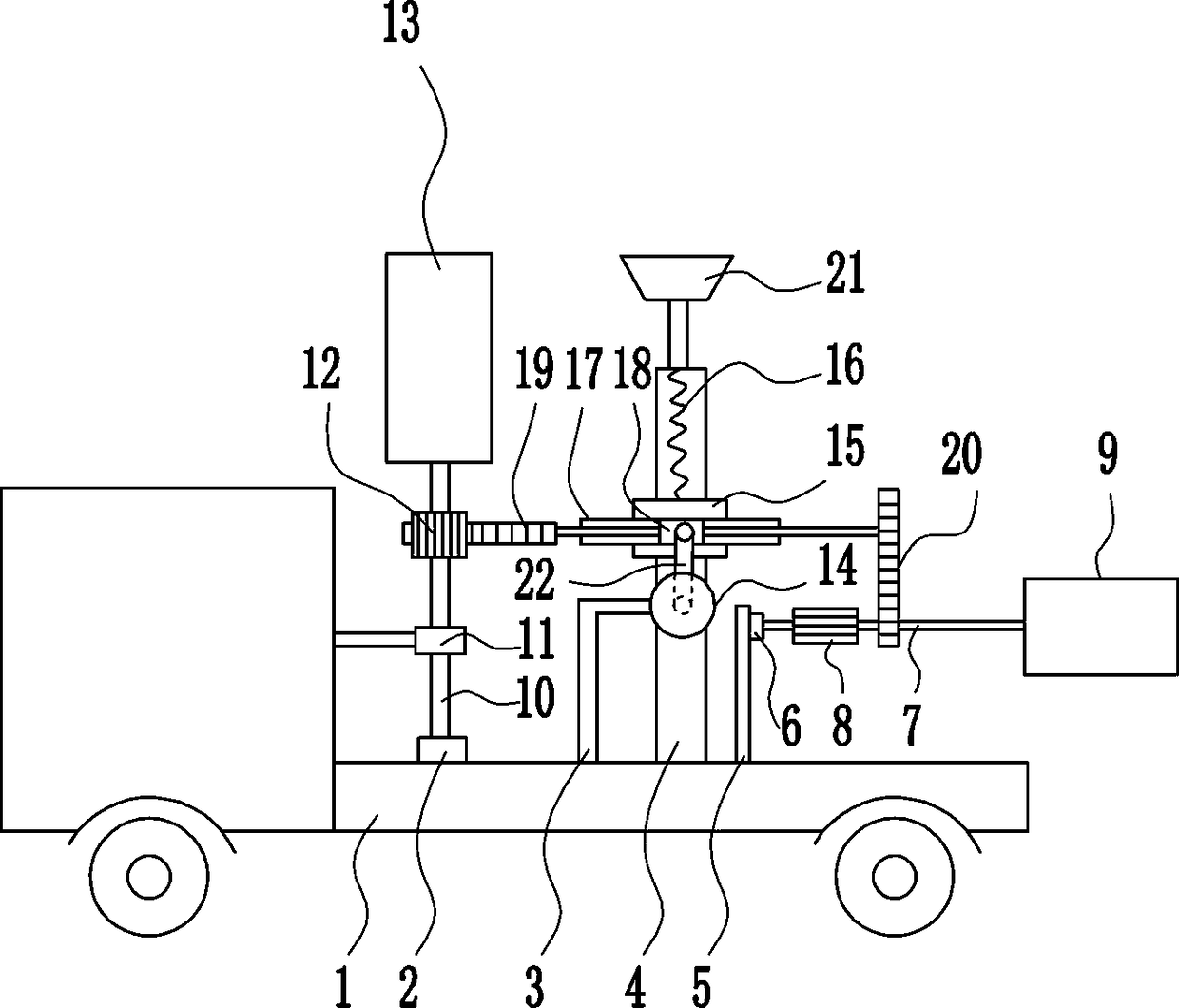 Fire accident broadcasting device for fire fighting