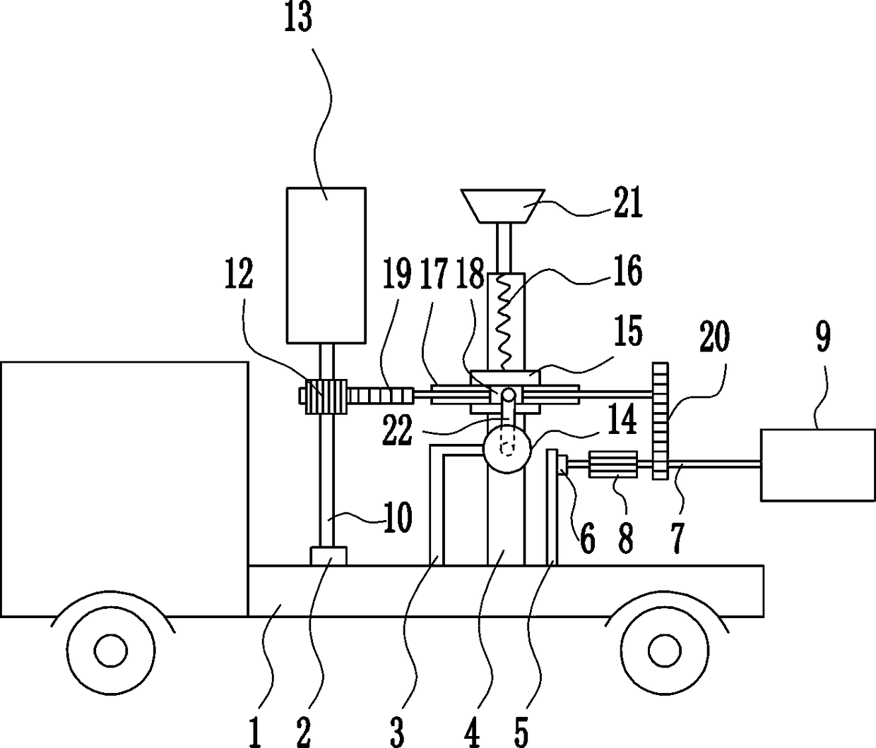 Fire accident broadcasting device for fire fighting