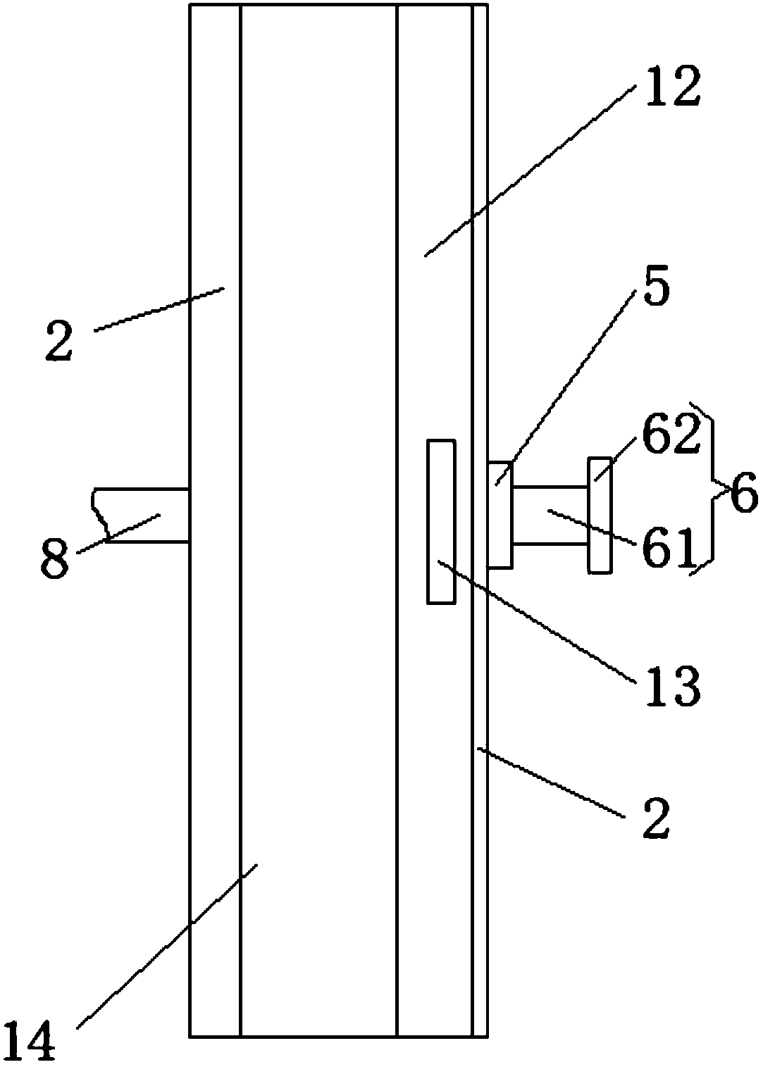 Wave energy power generation protecting device