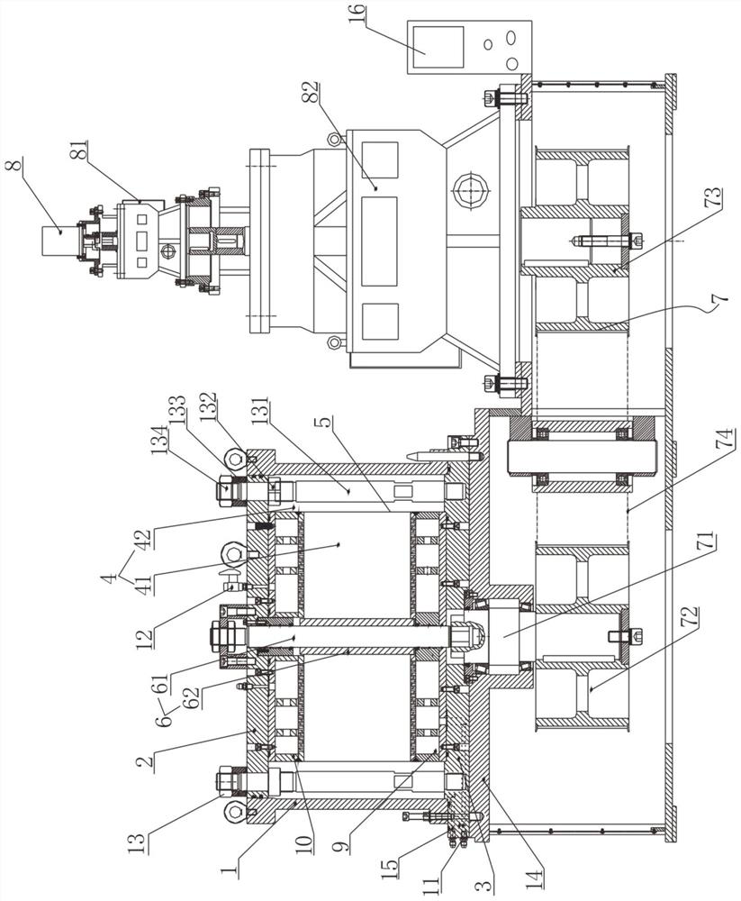 Test device and test method for simulating contact surface seepage coupling characteristics