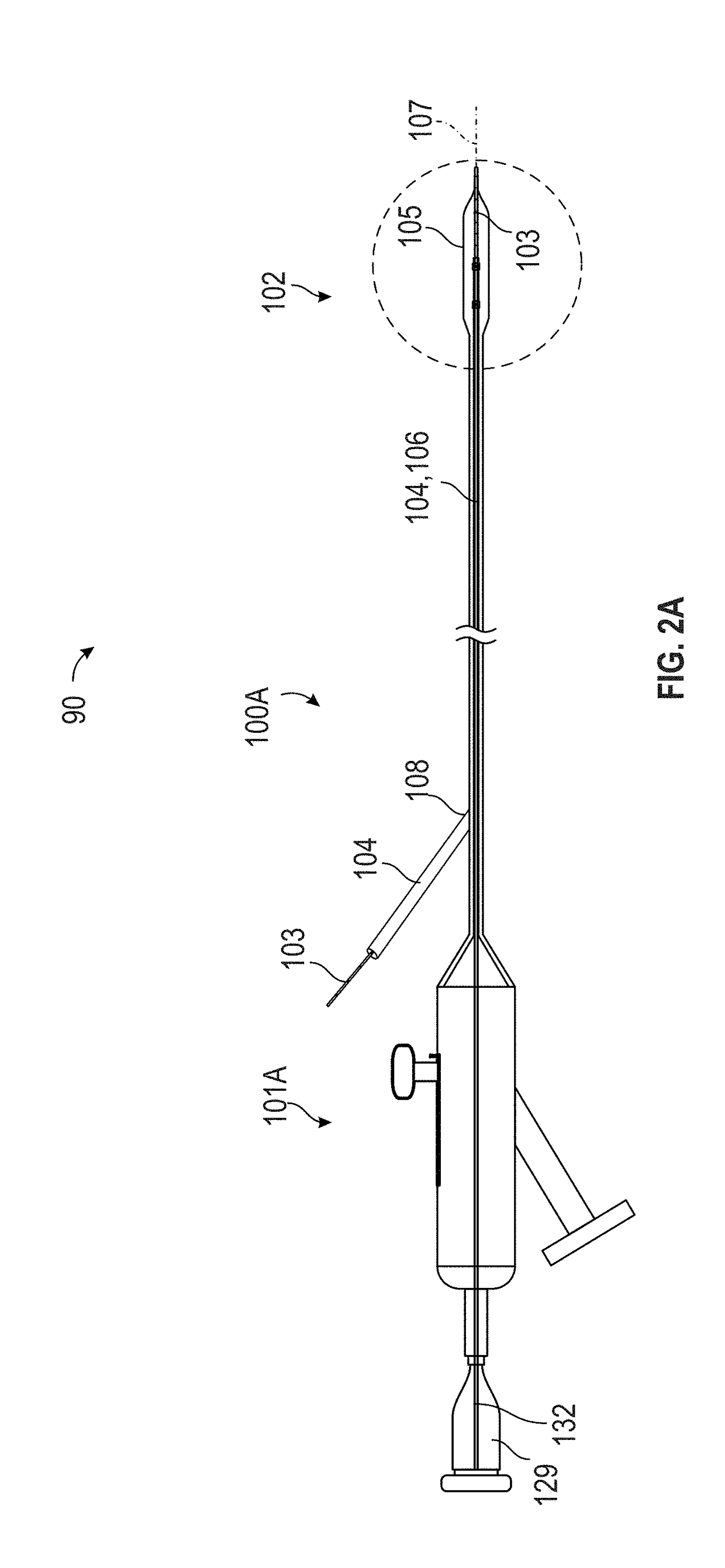 Shock wave balloon catheter with insertable electrodes