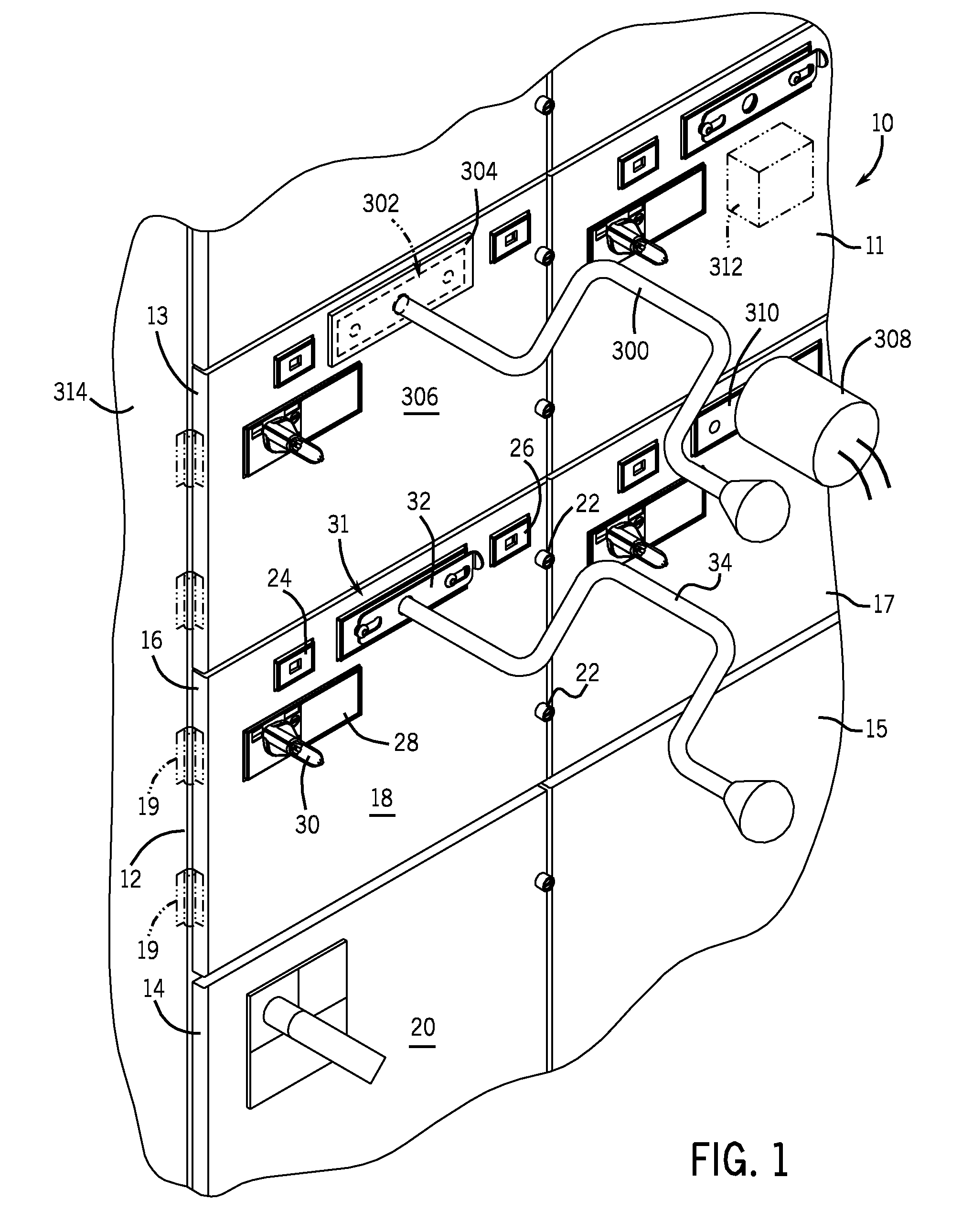 Coordinating installation and connection of a motor control center subunit having moveable line contacts