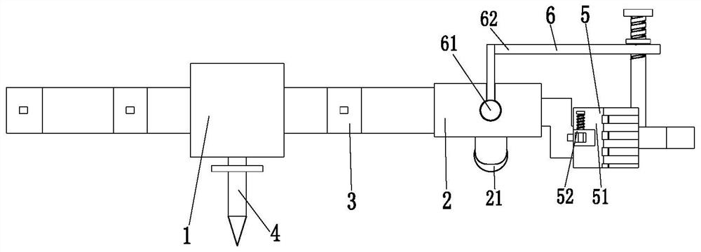 A slope protection brick placement machine for controlling water and soil loss in river courses