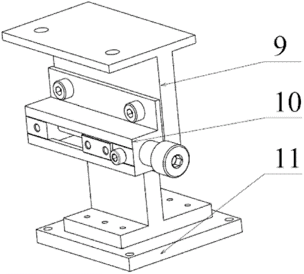 Experimental device for simulating aircraft wing stringer assembly