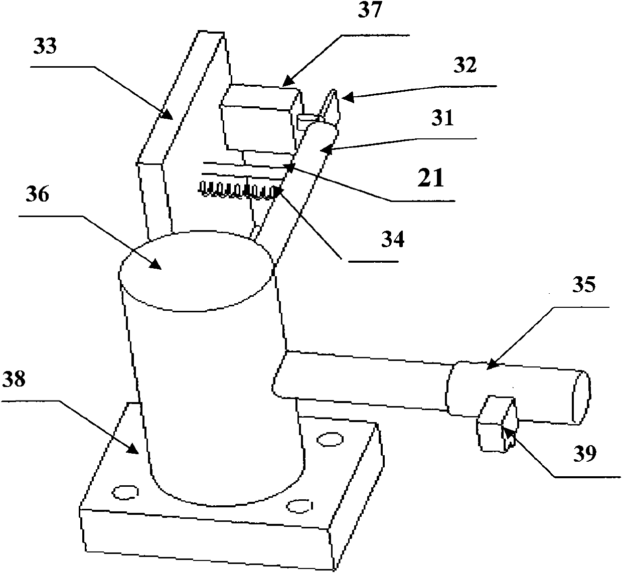 Protection device for abnormal movement during lift car leveling opening