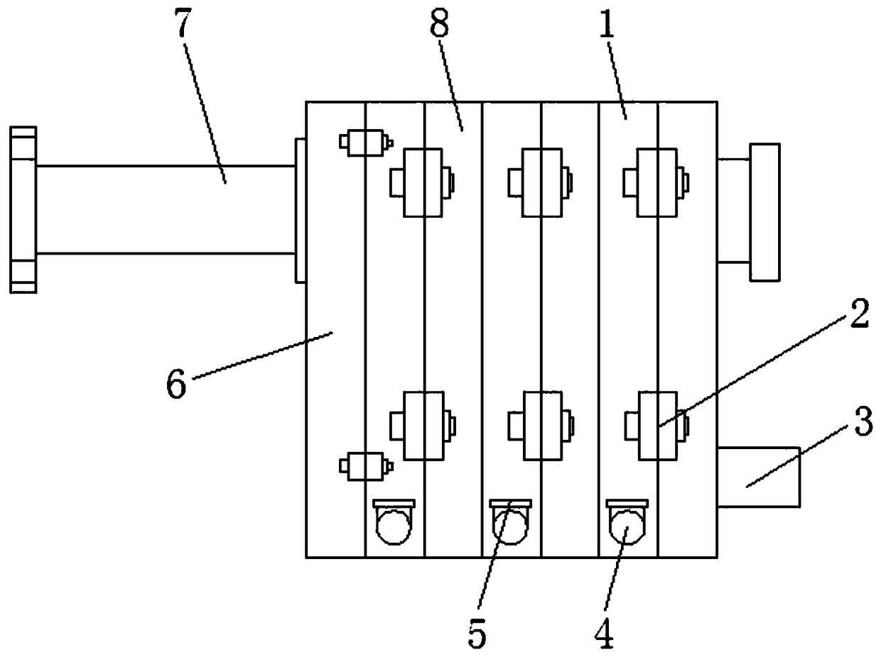 Combustion boiler water delivery device facilitating accumulated water draining