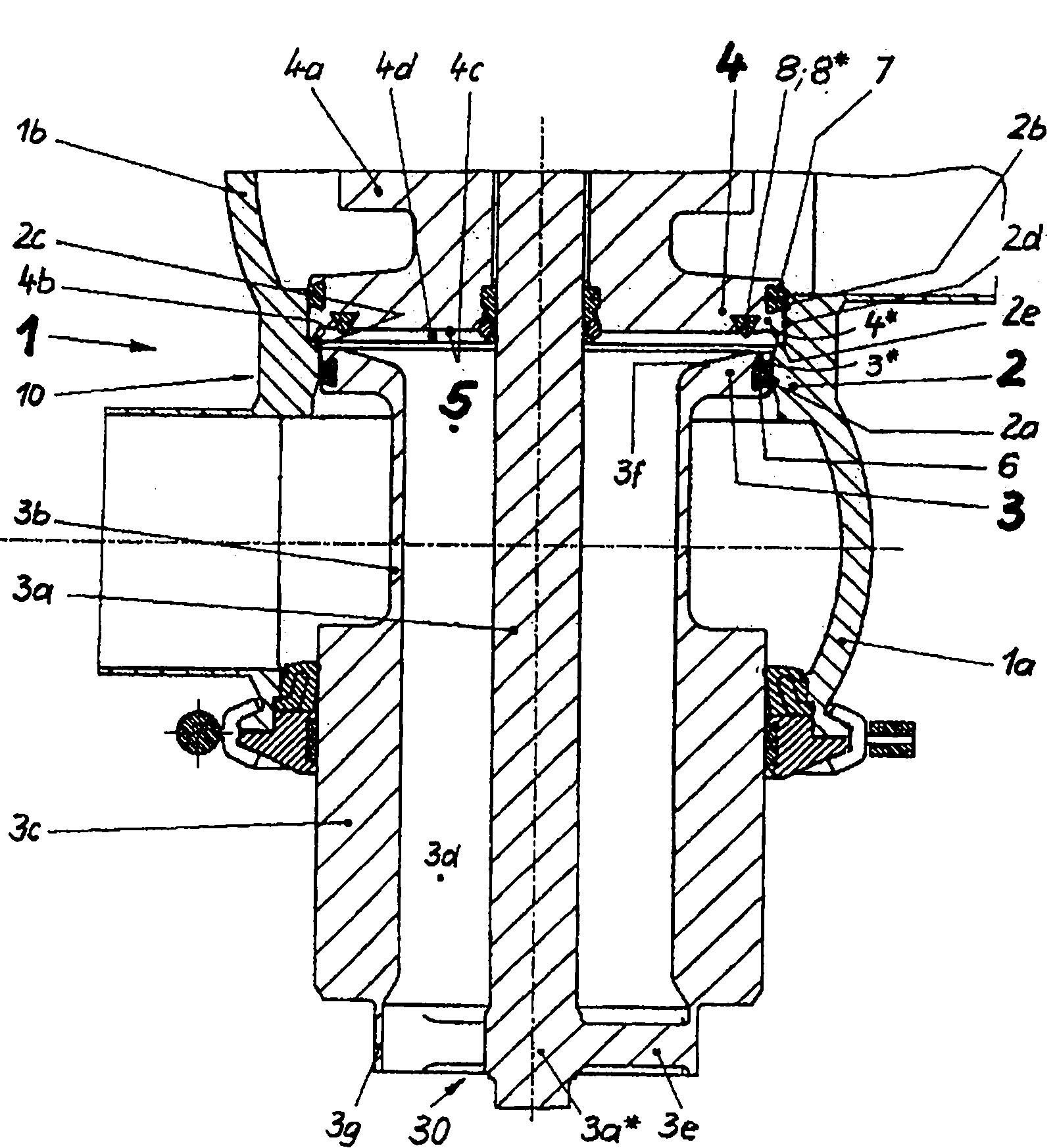 Double seat valve