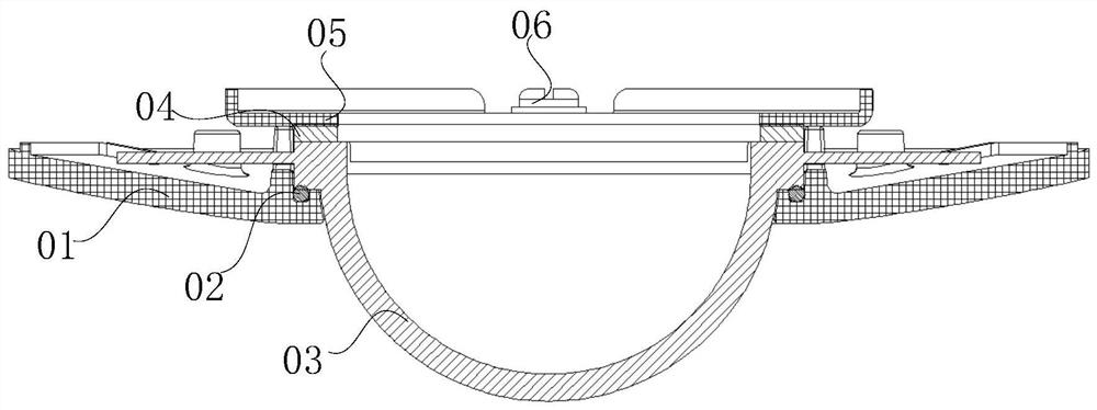 Camera assembly and silica gel ring