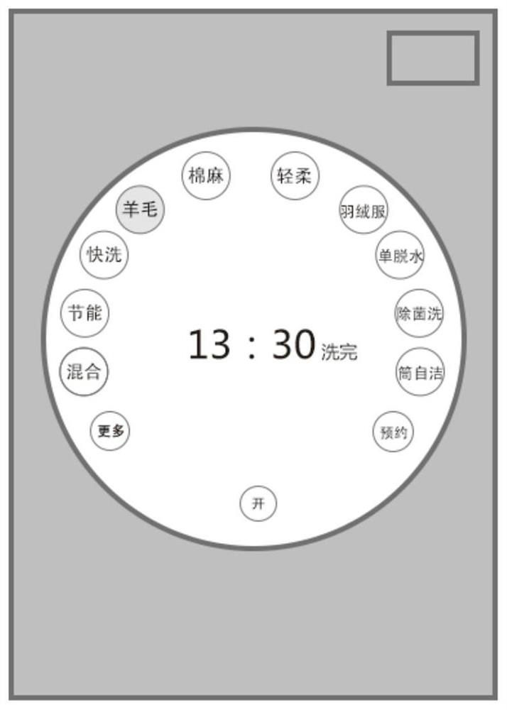 Interaction control method of washing machine, storage medium and washing machine