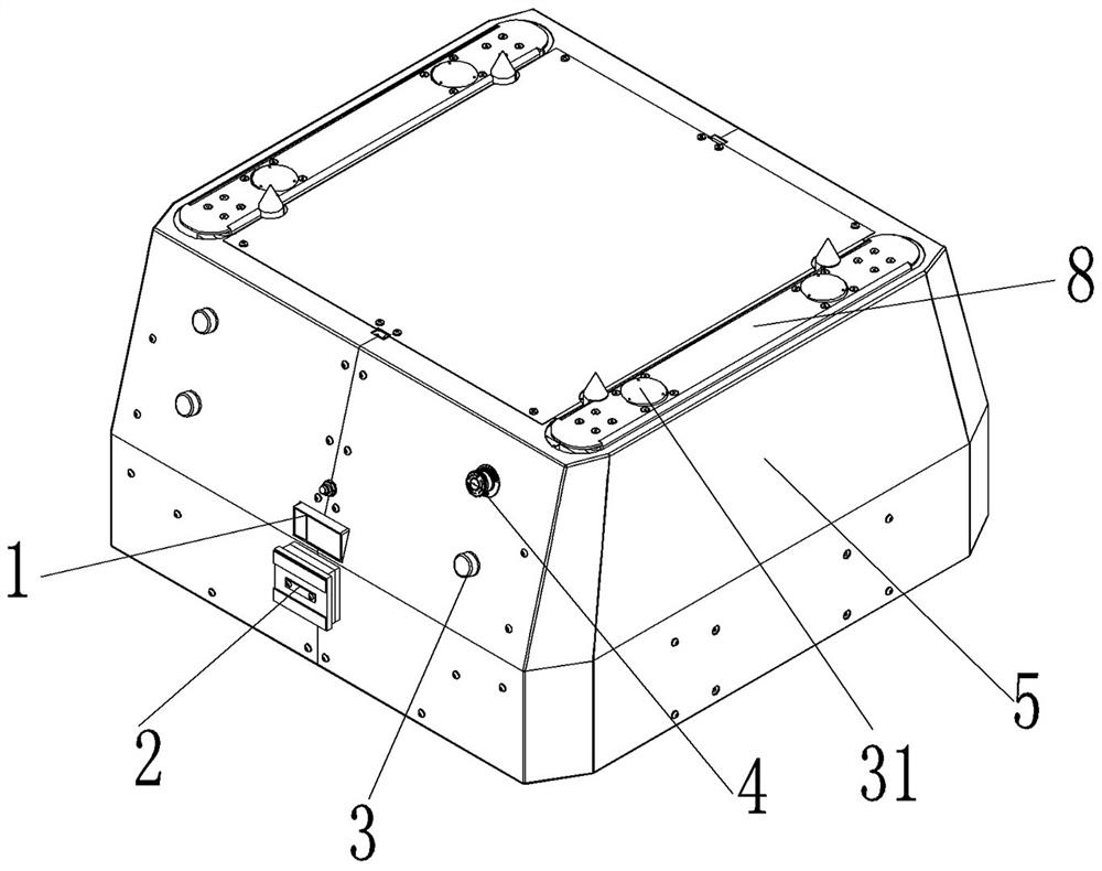 Automatic guide trolley