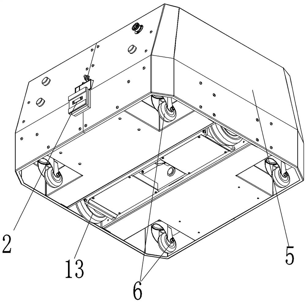 Automatic guide trolley