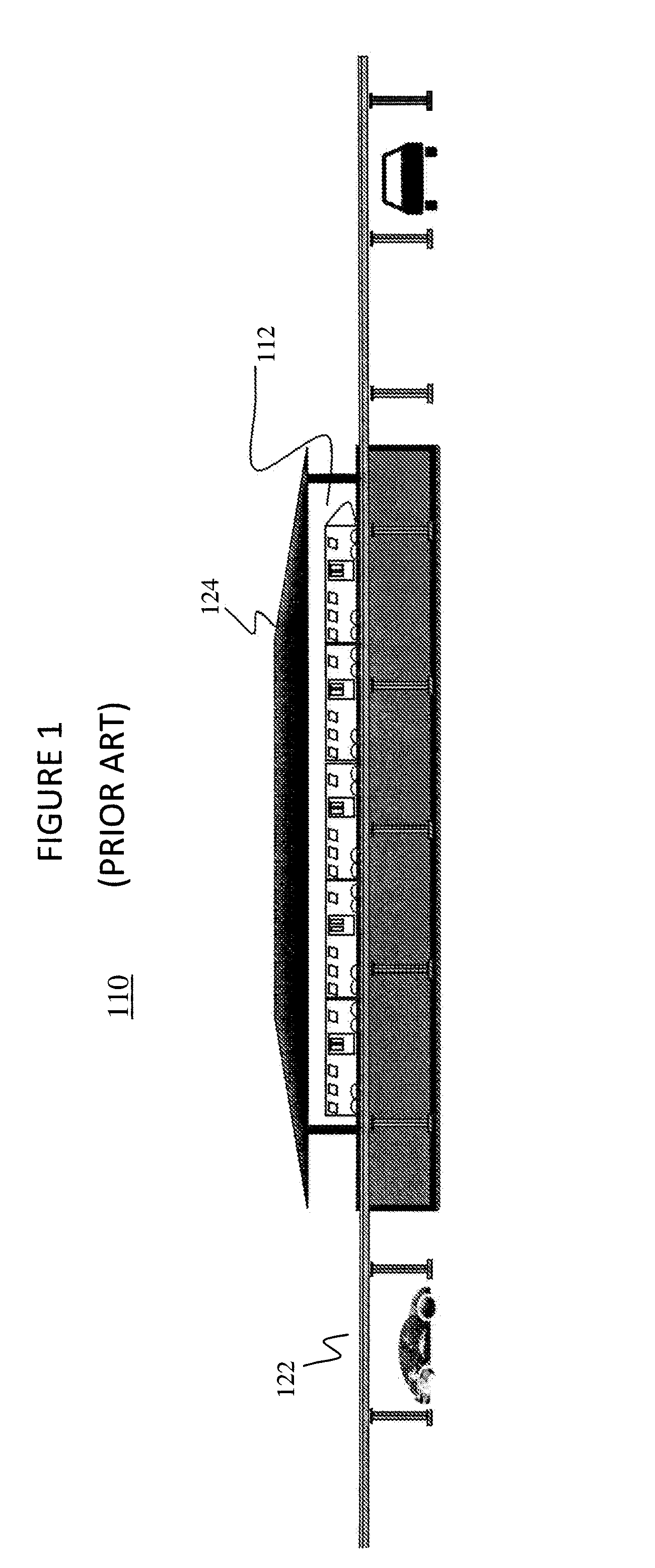 Method of controlling emergency braking in fixed guideway transportation system using dynamic block control