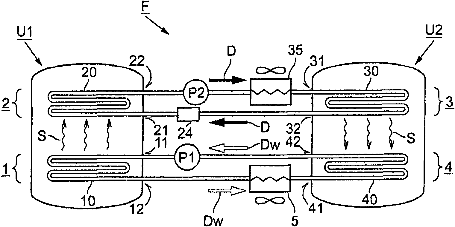 Absorption-type freezing unit