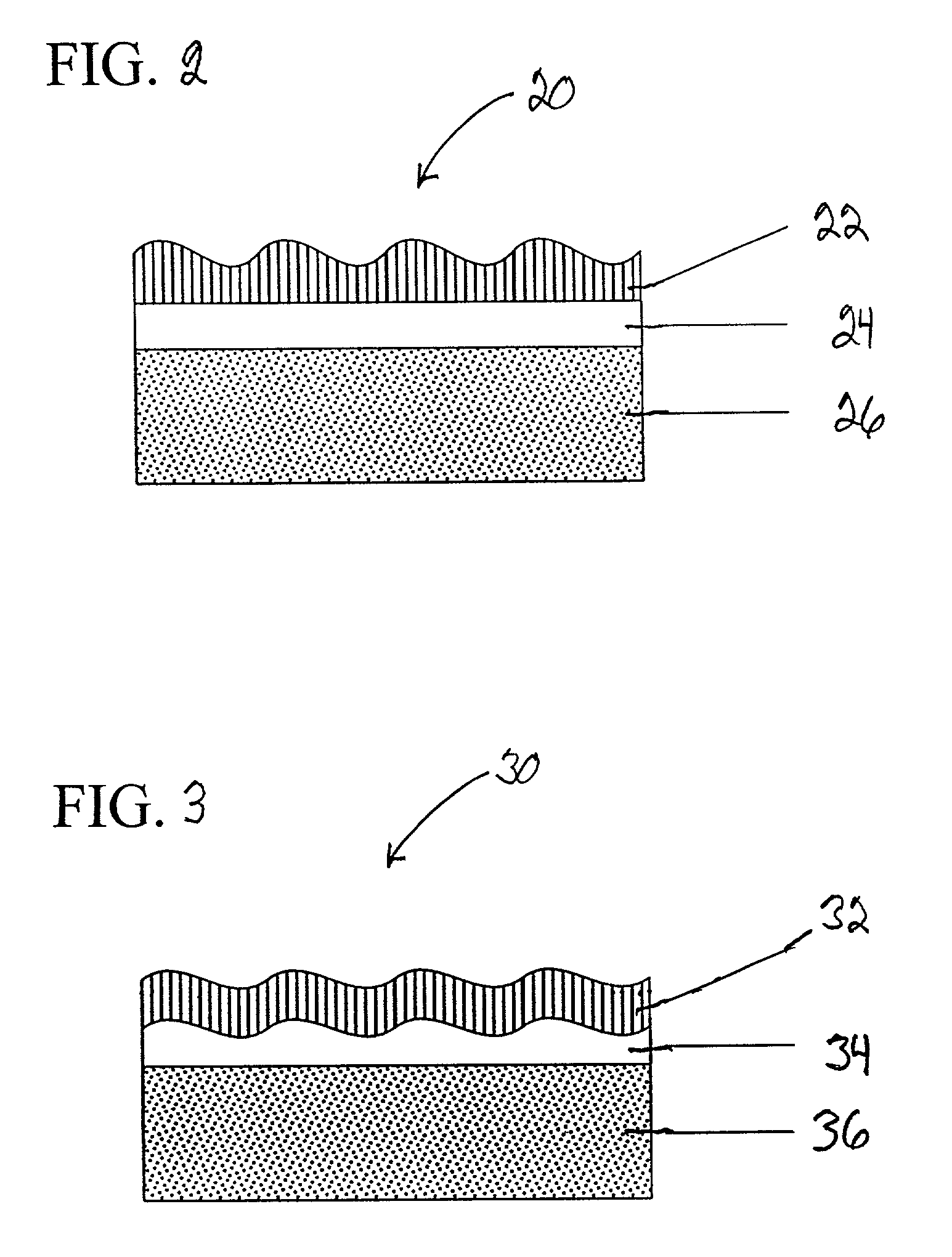 Coating having macroscopic texture and process for making same