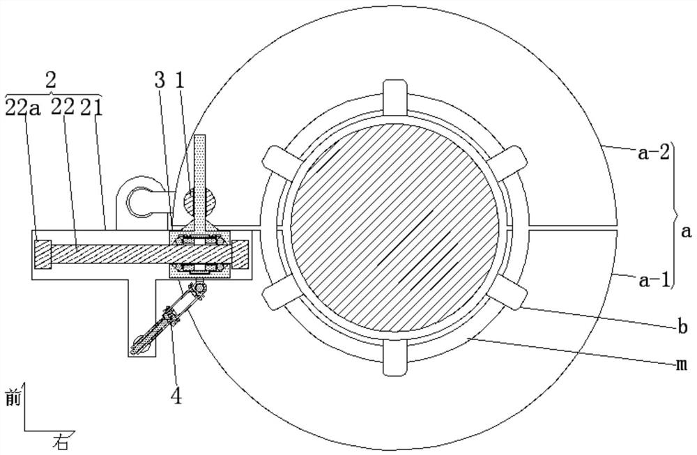 Opening and closing method suitable for openable and closable clamping support of flexible Rogowski coil