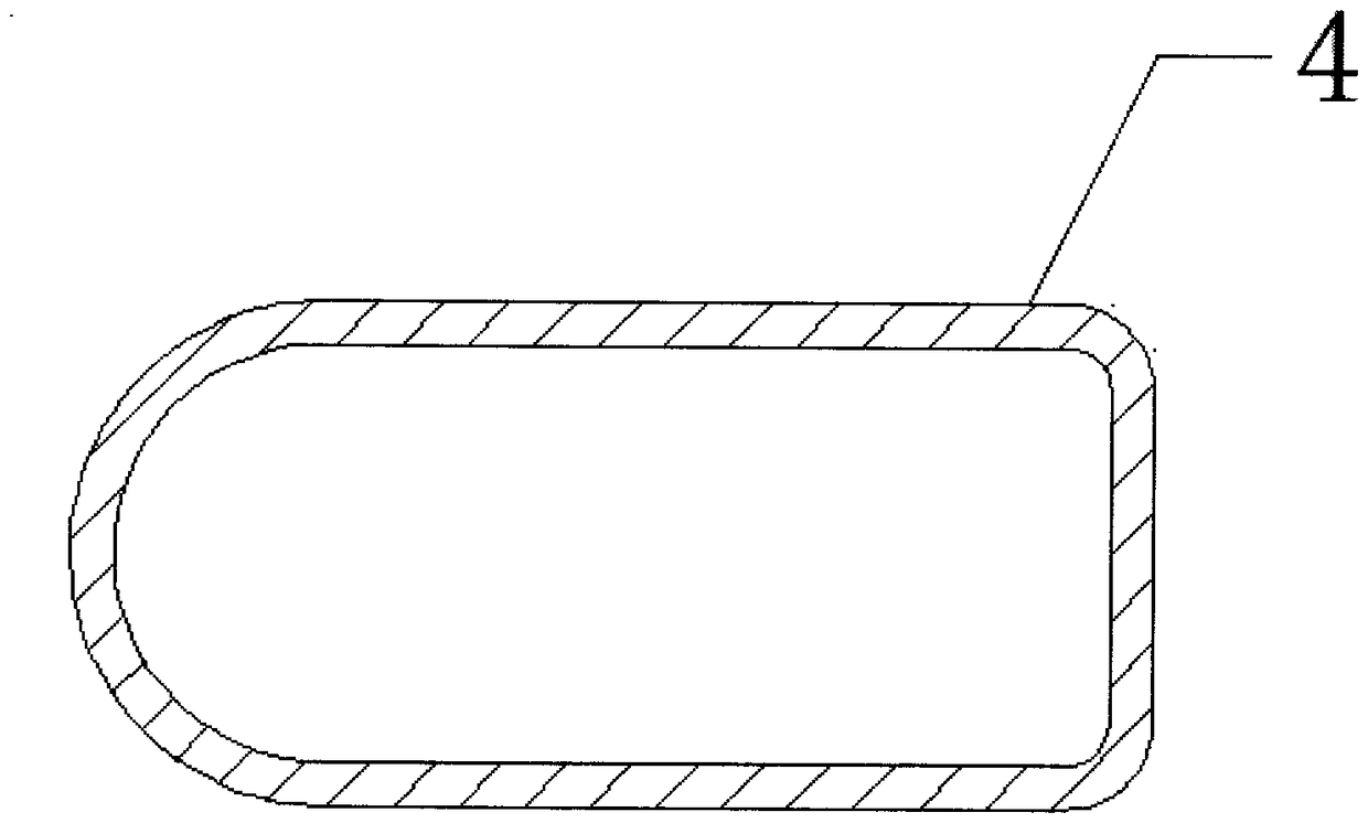 Novel hollow slab funnel hinge joint structure and construction method thereof