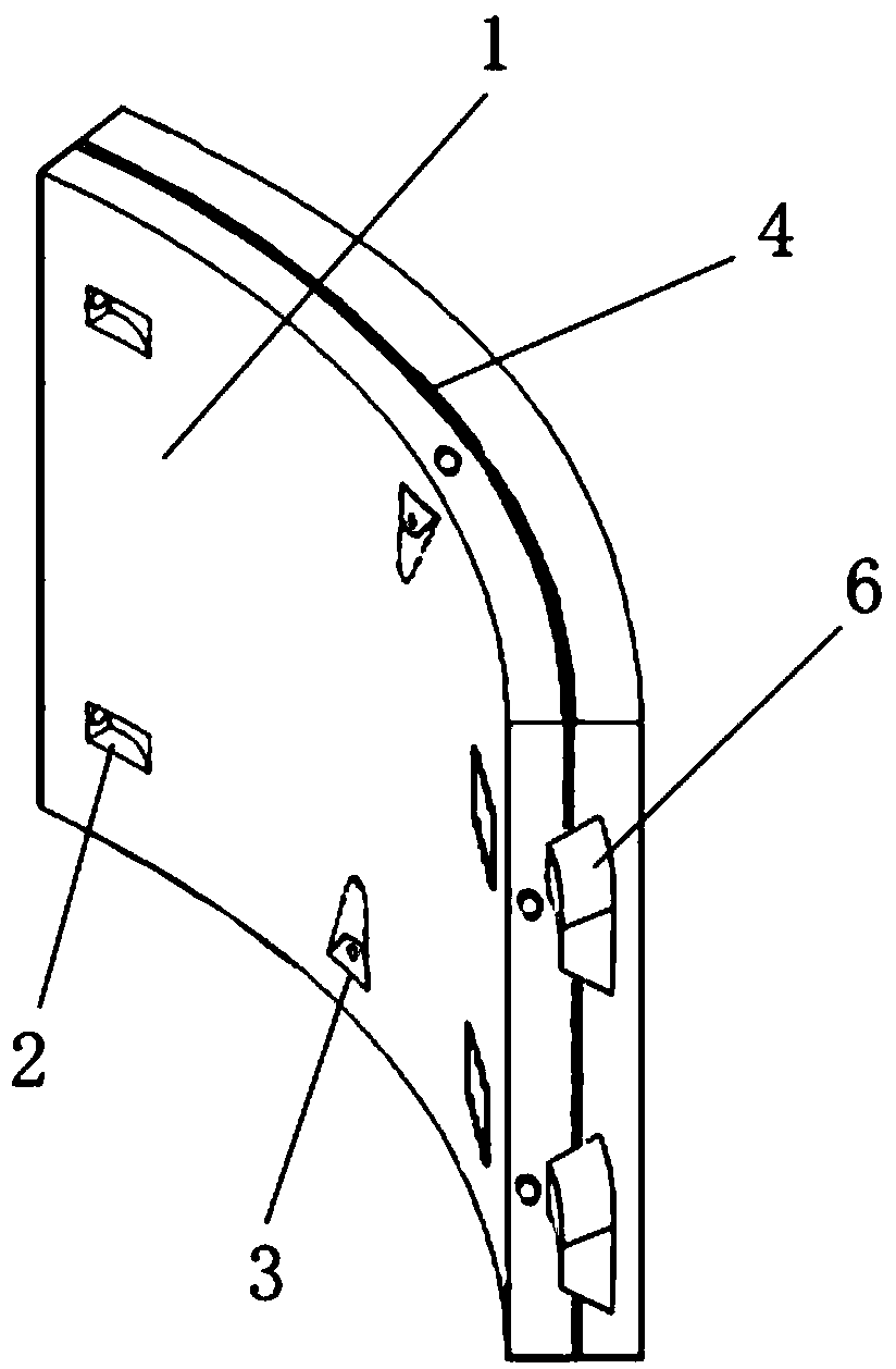 Tenon joint shield segment