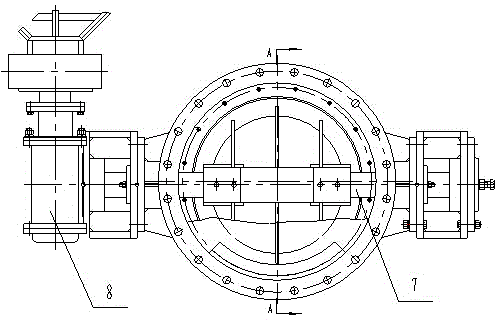 Anti-locking high-temperature seal butterfly valve