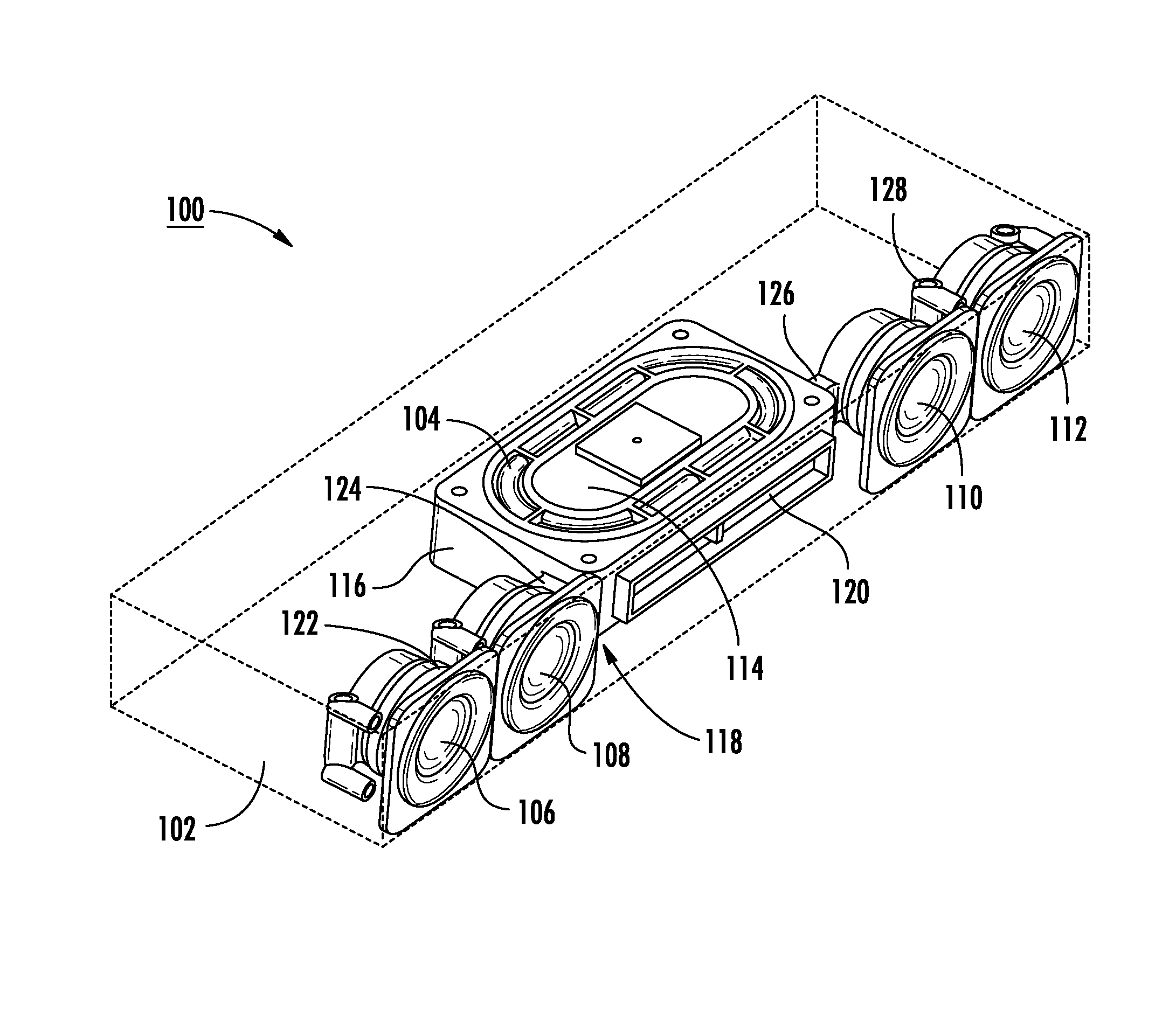 Convective airflow using a passive radiator