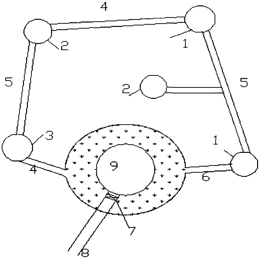 Recharge type urban rainwater flood comprehensive utilization system