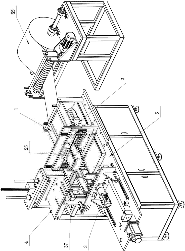 Full-automatic plastic bag film multilayer folding machine and method