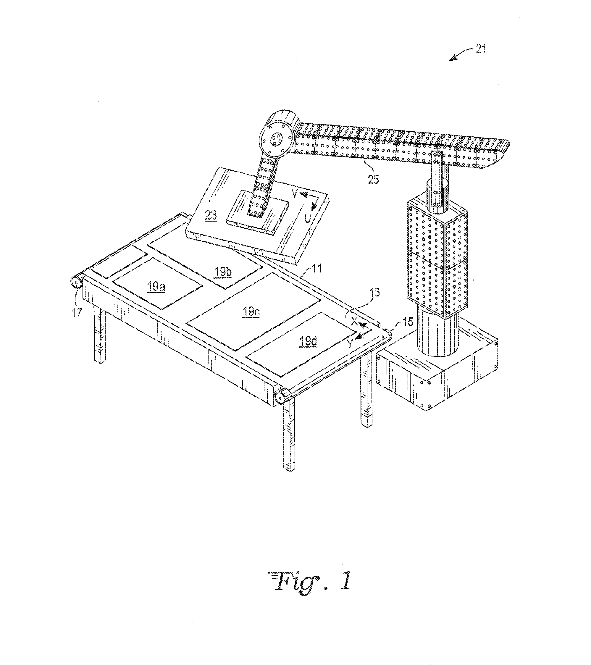 Automated film pickup and placement method for insulating glass units