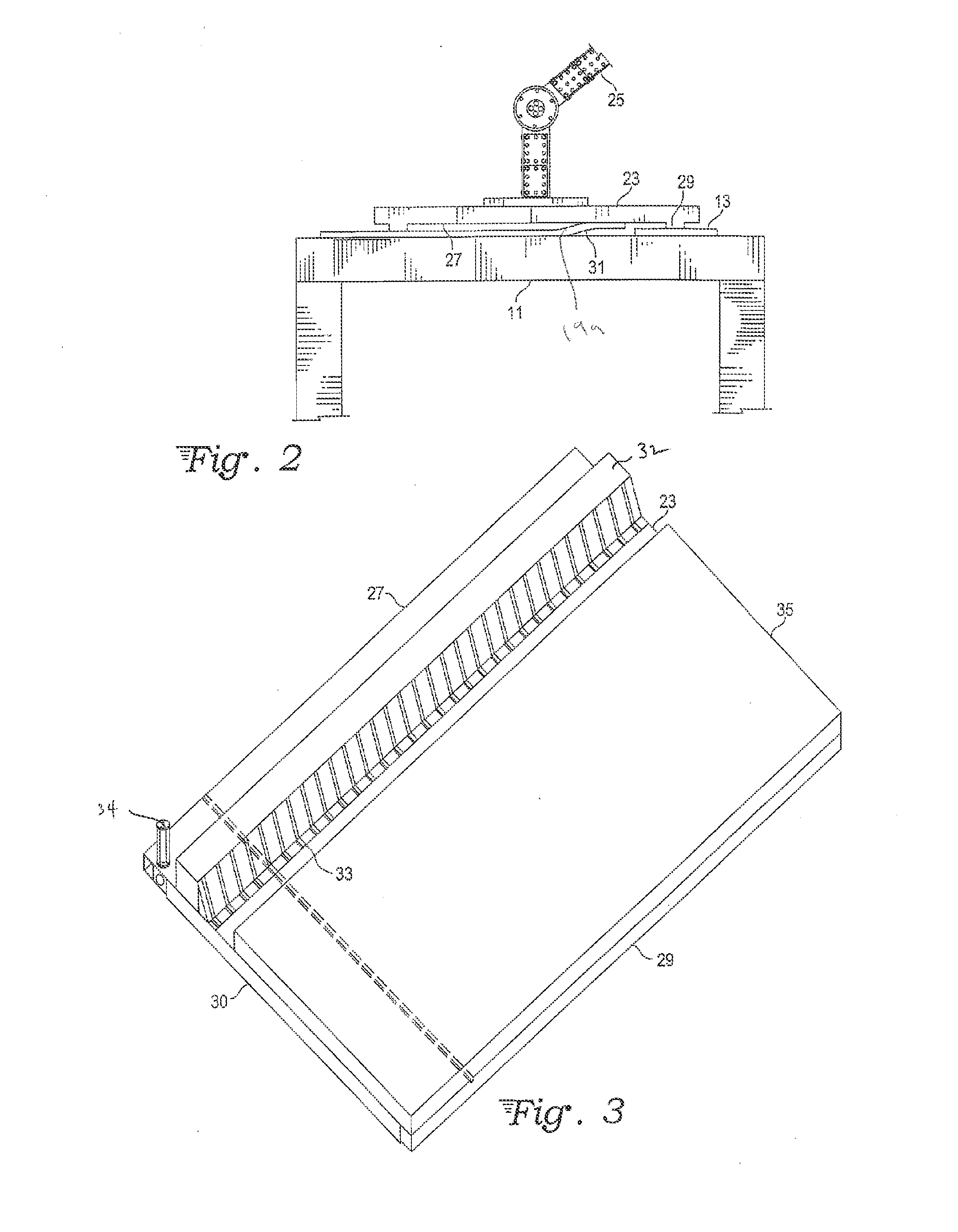 Automated film pickup and placement method for insulating glass units