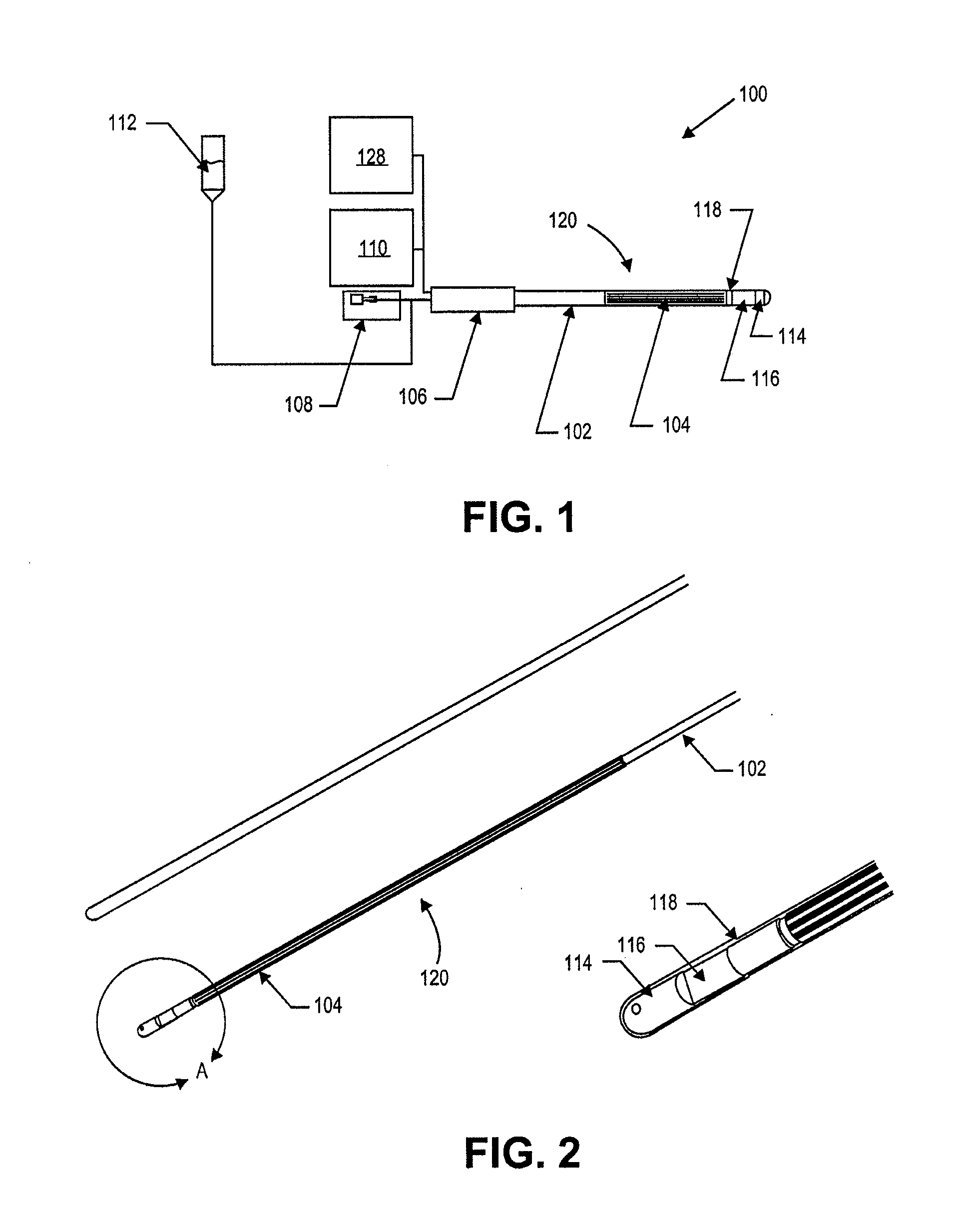 Hot tip laser generated vapor vein therapy device