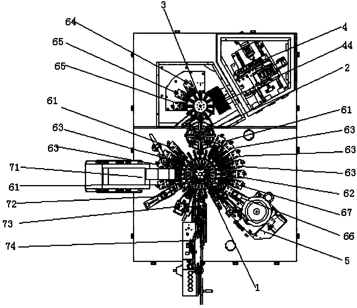 High-temperature test sorting machine