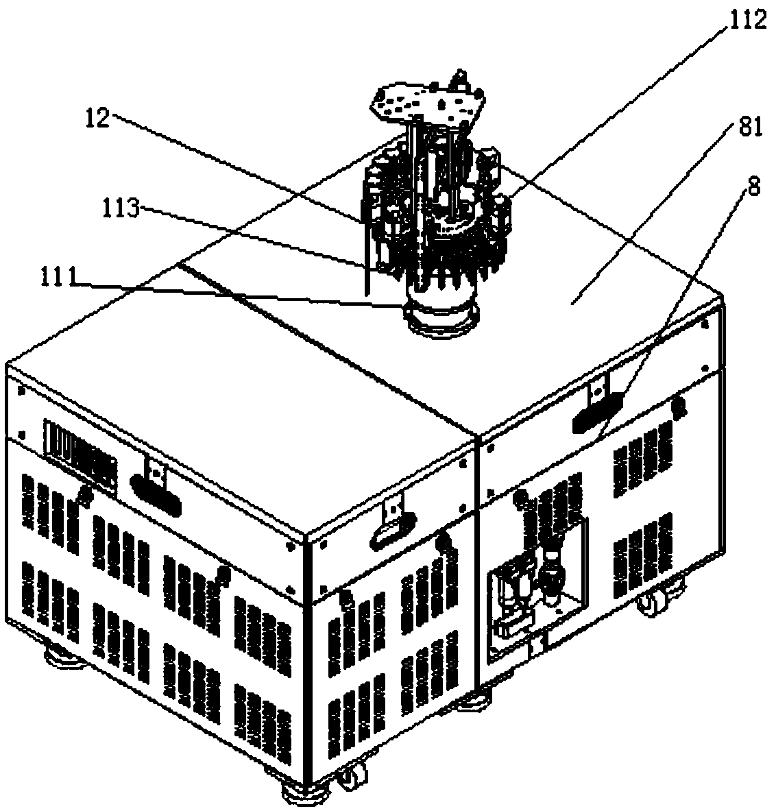 High-temperature test sorting machine