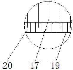 Medicine powder screening machine capable of preventing blockage