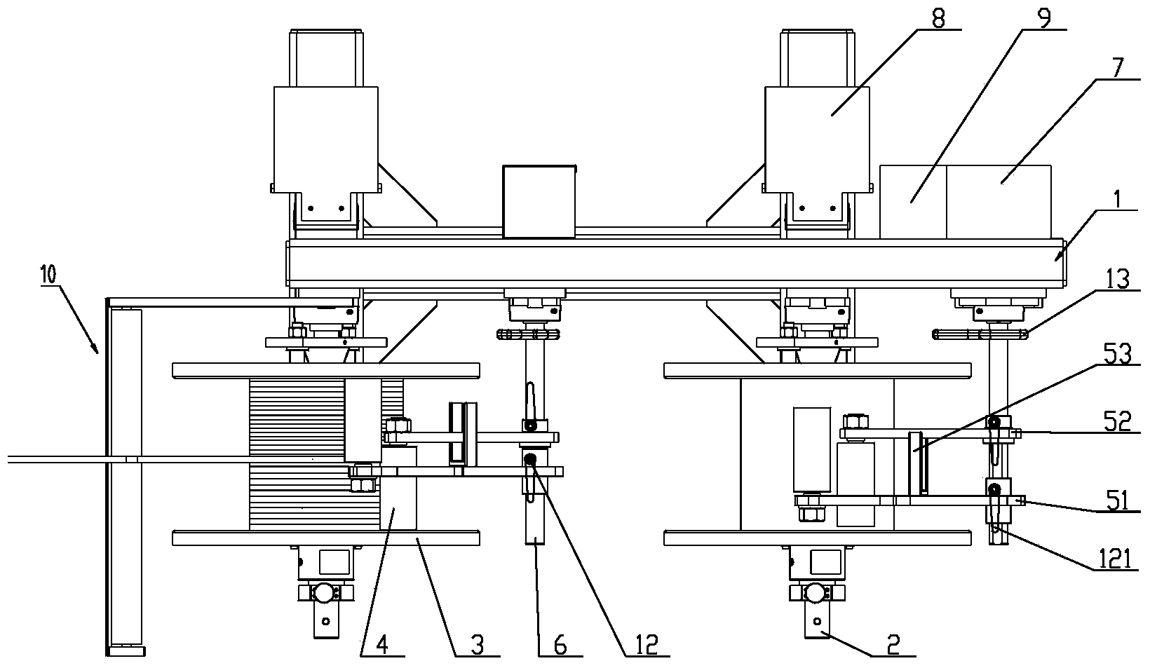 Constant-tension pay-off rack