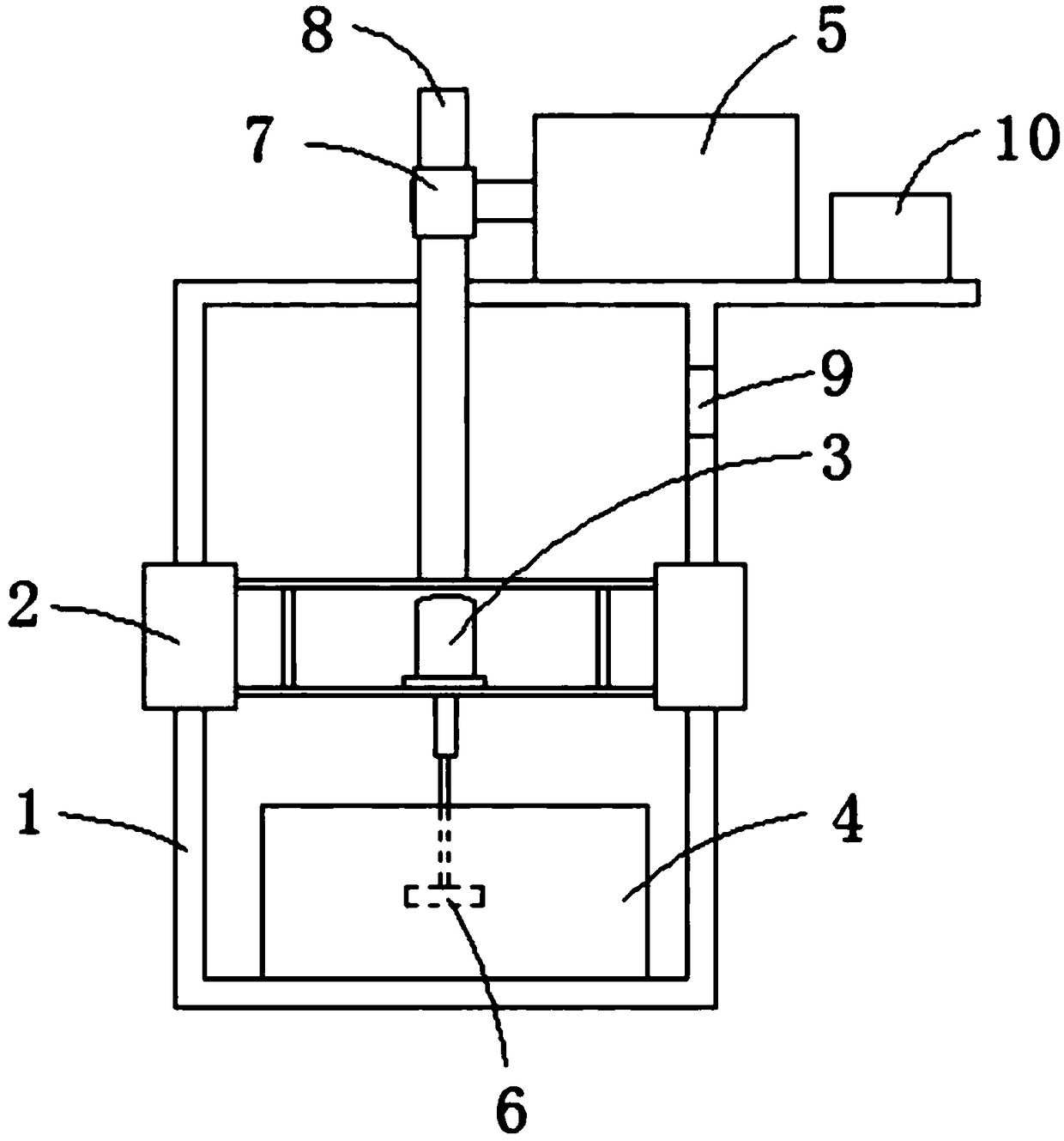 Automatic material dissolving machine