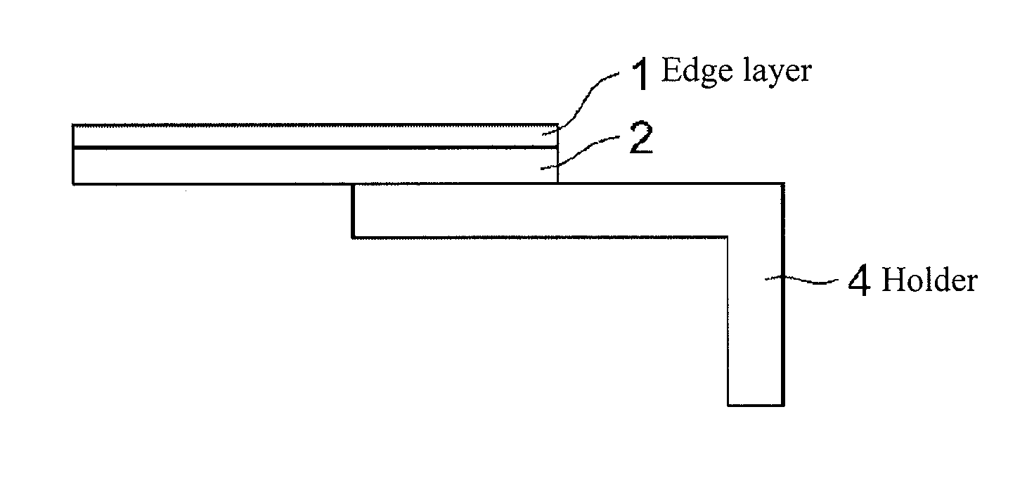 Blade for electrophotographic device and method for manufacturing the blade