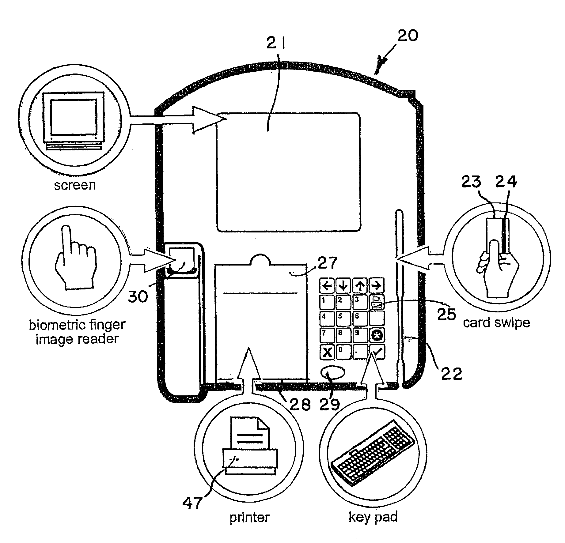 Biometric multi-purpose biometric terminal, payroll and work management system and related methods