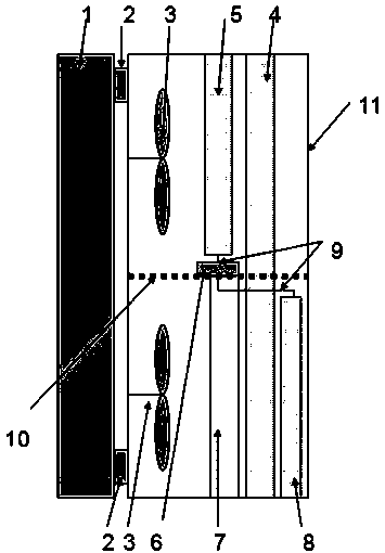 Fresh air processing device with heat recovery function