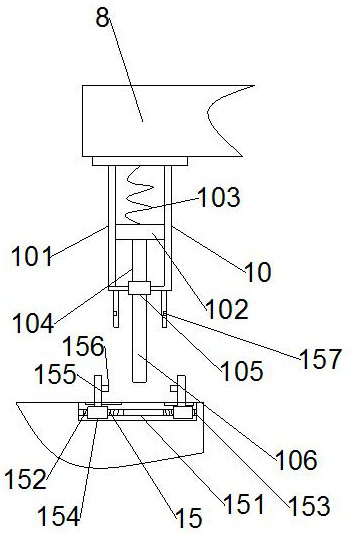 Positioning and punching device for nixie tube shell processing and production